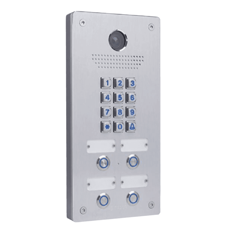 אינטרקום מקודד 4 לחצנים CD-500-AV-4P