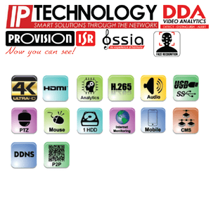 מערכת הקלטה NVR12-8200FAN 8CH 8MP