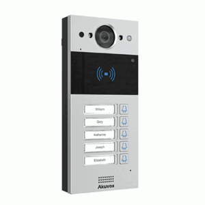 פנל אינטרקום IP עם מצלמה 5 לחצנים משולב קורא קרבה MEGA-205