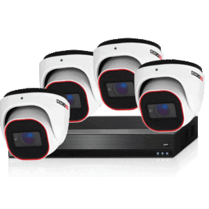 קיט 4 מצלמות אבטחה NVR5-8200PX 8CH 5MP