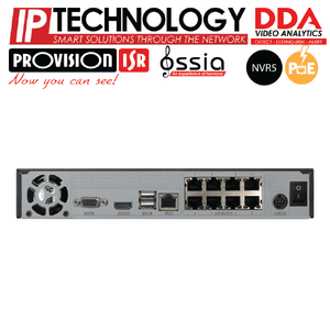 קיט 4 מצלמות אבטחה NVR5-8200PX 8CH 5MP