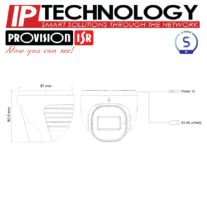 קיט מערכת הקלטה NVR5-4100PX 4CH 5MP עם 4 מצלמות IP