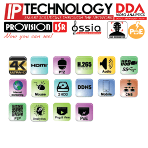 מערכת הקלטה NVR8-16400PFA(1U) 16CH 8MP