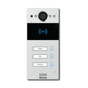 פנל אינטרקום IP עם מצלמה 3 לחצנים משולב קורא קרבה MEGA-203