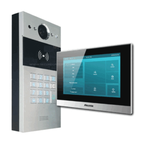 קיט אינטרקום 2 גידים IP דגם Mega-250 2W עם מסך Linox