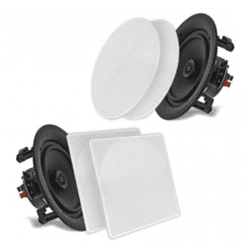 רמקול שקוע בקיר עגול