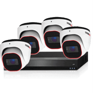 קיט 4 מצלמות אבטחה NVR5-8200PX 8CH 5MP